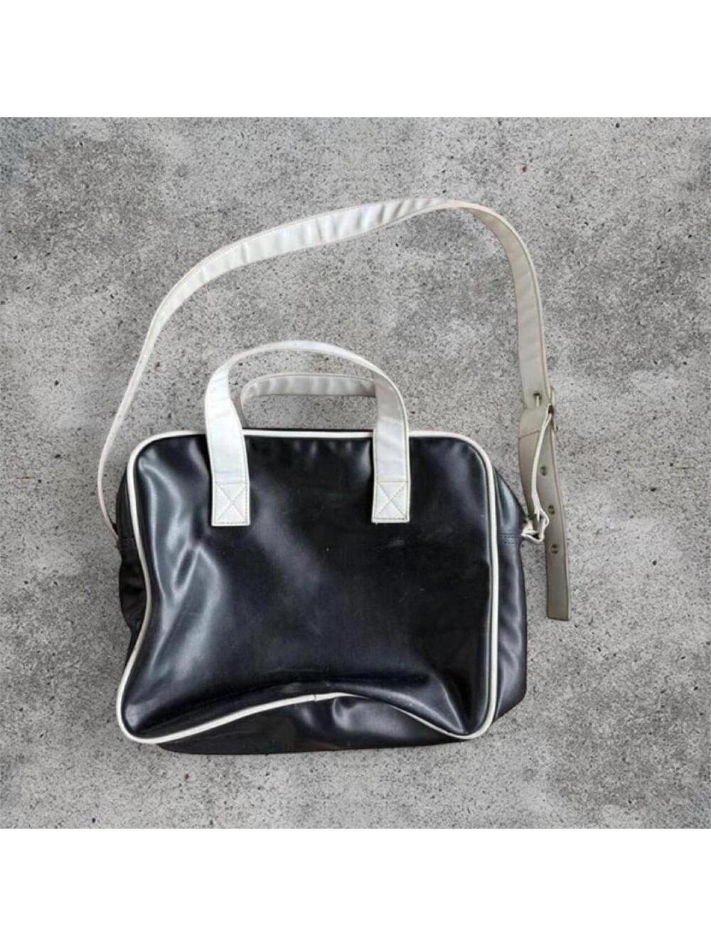 Roxy black and white shoulder bag - Picture 2 of 4